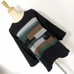 ○ LUCA LADY LUCK LUCA 七分袖 デザイン カットソー