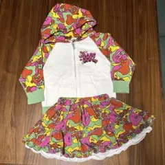 美品⭐️BAPE KIDS カラフルフラワーパーカーセット100cm正規品