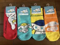 レディース　サンリオ　シナモロール　靴下4足セット 23〜25cm