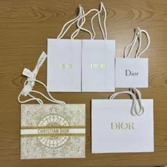 【限定柄含む】Dior ディオール ショッパー 紙袋 5点セット リボン付き
