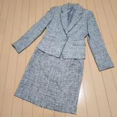 COMME CA ISM　ツイードスーツ　セットアップ　M　セレモニースーツ