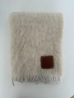 LOEWE ロエベ モヘア マフラー アイボリーのサムネイル