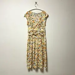 エジェリ　フランス製　ワンピース　暖色系のサムネイル