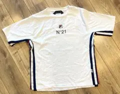 N°21 x FILA コラボ Tシャツ ホワイトのサムネイル