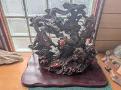 【木彫　力神(力人)】金剛力士　だんじり　宮彫　社寺彫刻　魔除け　北斎　祭礼 木彫 力神(力人)】金剛力士 だんじり 宮彫 社寺彫刻 魔除け 北斎 祭礼