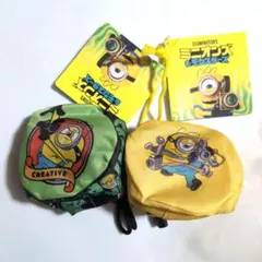 ミニオンズ　 収納ポーチ付きエコバッグ　２点セット