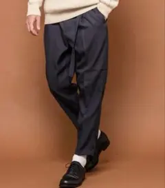 MR.OLIVE POLYESTER TWILL ワイド テーパード トラウザーのサムネイル