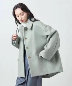 コクーンコート ピーコート