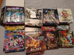 ポケモンカード新品12種類235パック バイオレット、黒炎、サイバー 