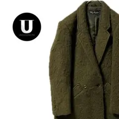 ＼コート／アウター 長袖 日本製 グリーン シンプル レトロ　個性的　古着