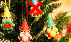 ディズニーカプセルトイガチャガチャクリスマス りんりん５点セット