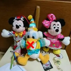 ミッキーマウス&ミニーマウスぬいぐるみ