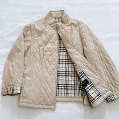 バーバリーロンドン キルティングジャケット ノバチェック 46 大きいサイズ