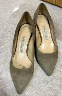 PELLICO ポインテッドトゥパンプス グレージュ 35.5/22.5 6cm