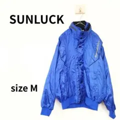 SUNLUCK　ナイロンジャケット　ブルー　Mサイズ　2105