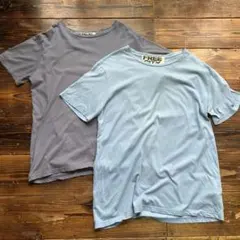 最終価格 フリーシティー クルーネック Tシャツ ２枚 セット フェードのサムネイル