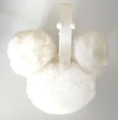 イヤーマフラー　ディズニーリゾート　ミッキーマウス　耳あて　イヤーウォーマー　白