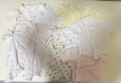 【まとめ売り】ベビー肌着 新生児 50 60 短肌着 コンビ肌着 9着 女の子