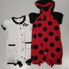 夏物女の子ロンパース50〜70サイズまとめ売り