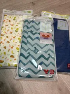 未開封　UNIQLO レギンス　ドライレギンス　100cm 3枚セット　女の子