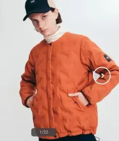 AIGLE　撥水　ノンカラー ダウンジャケット