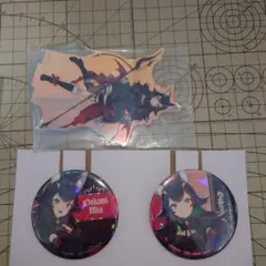 一番くじホロライブ VillanStyle 大神ミオアクリルスタンドバッジセット