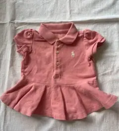 Ralph Lauren ピンク ポロシャツ（3month）