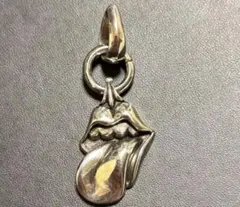 「早い者勝ち！」925クロムローリングストーンズ トップネックレス 美品□CHROME HEARTS クロムハーツ SV925 ローリングストーンズ リップ