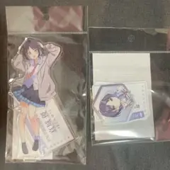 学園アイドルマスター　初星学園放送部　公式アクリルスタンドB ステッカー　真城優