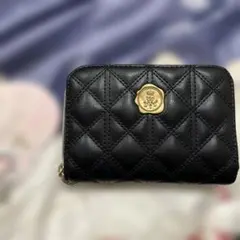 しまむら×NINA'S×青木美沙子 コラボ キルティングウォレット ブラック