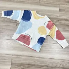 ZARA カラフル 配色 トレーナー 80