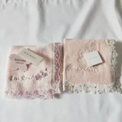 ニナ・リッチ　レースハンカチ　2枚セット