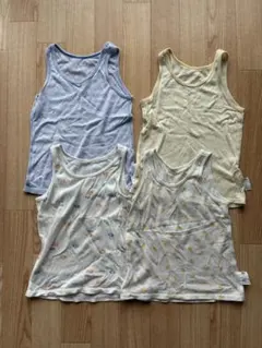【まとめ売り】UNIQLO／メッシュタンクトップ 4枚セット／110サイズ