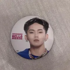 treasure ヒョンソク　缶バッジ　HELLO AGAIN treasure
