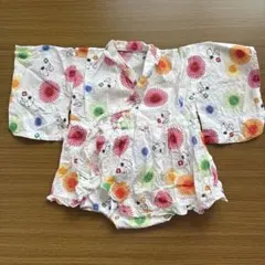 SNOOPY ベビー甚平 花火柄
