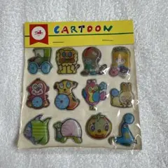 平成レトロ　 ぷっくりシール アニマル 未使用品