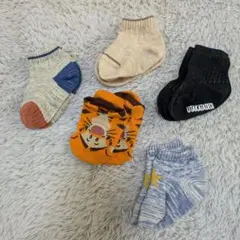 ベビー靴下セット（カラフル、動物柄）