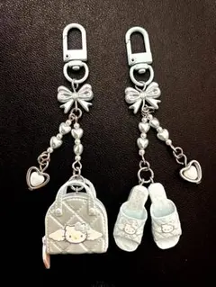 ♡サンリオ＊Hello Kitty シークレットキーホルダー（ブルー）♡
