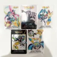 ポケモン 初音ミク ポケミクライブ ららぽーと 特典 クリアカード 全5種