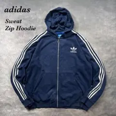 adidas 古着Y2K スウェットジップパーカー　U97