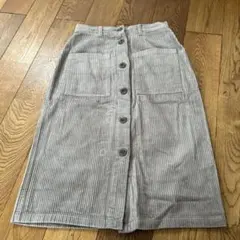 w closet コーデュロイ タイトスカート ベージュのサムネイル