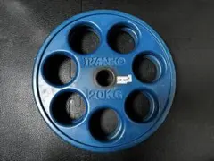 ②IVANKO 50mm オリンピック カラーラバープレート 25Kg 赤 - メルカリ