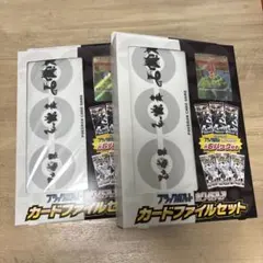 ブラックボルト　ホワイトフレア　カードファイルセット　2個セット