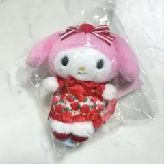 マイメロディ　いちご新聞50周年記念　マスコット　キーホルダー　ぬいぐるみ