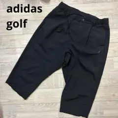 美品adidas golf AEROREADY 七分丈 ゴルフパンツ Mネイビー