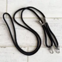【未使用品】携帯ストラップ　ブラック①