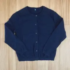 長袖カーディガン　ネイビー　120 130 UNIQLO