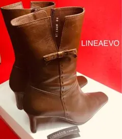 LINEAEVO/リネアエヴォ　ブラウン　ショートブーツ