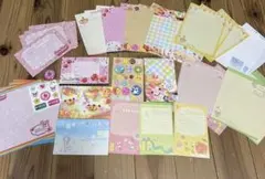 平成レトロ　レターセット　まとめ売り 当時物　ファンシー　キラキラ　便箋