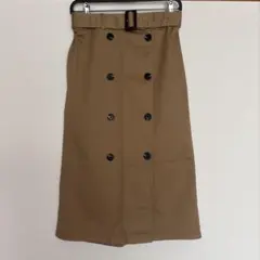 GU トレンチスカート　ベージュ